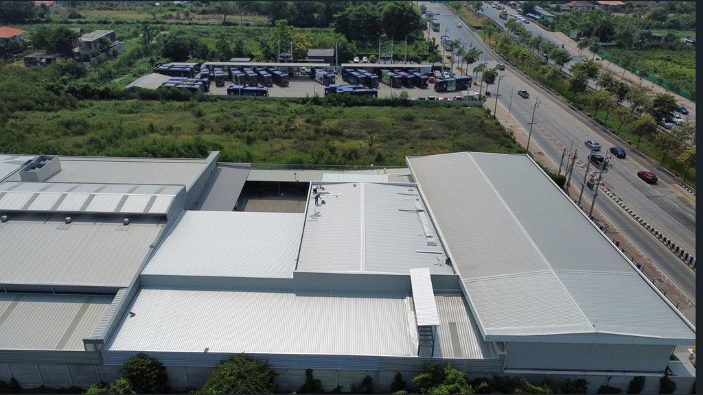 รับติดตั้งหลังเคาเมทัลชีท โชว์รูมรถยนต์ สาขาตลิ่งชัน กรุงเทพมหานคร