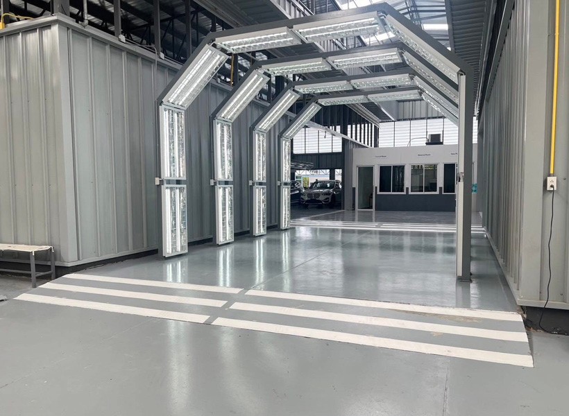 รับทำโครงเหล็กตามแบบ งานโครงโครมไฟ กรุงเทพมหานคร