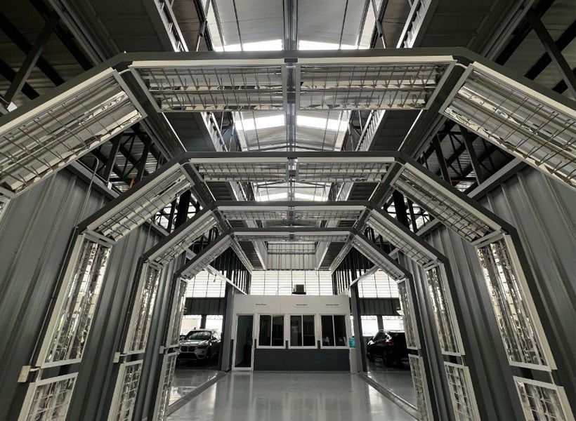 รับทำโครงเหล็กตามแบบ งานโครงโครมไฟ กรุงเทพมหานคร