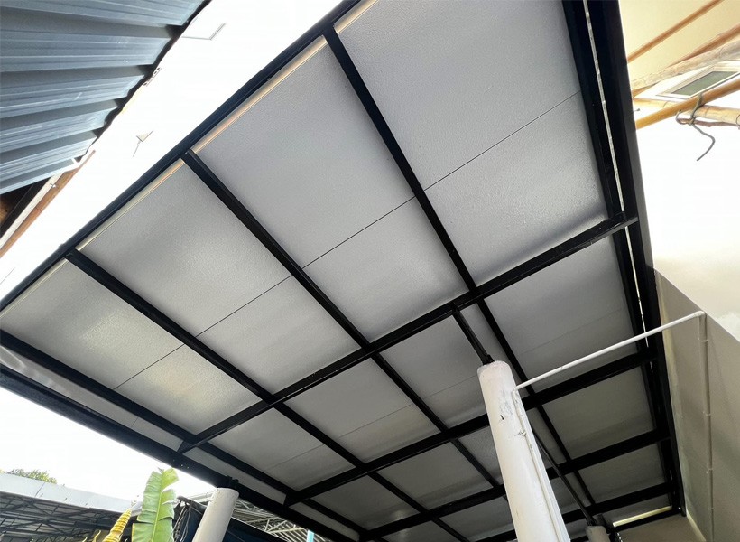 รับเหมาโครงหลังคาเหล็ก และ รับติดตั้งโครงหลังคากันสาด บ้านดอนเมือง กรุงเทพมหานคร