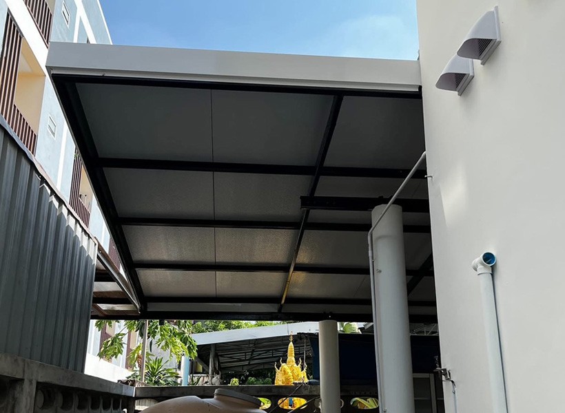 รับเหมาโครงหลังคาเหล็ก และ รับติดตั้งโครงหลังคากันสาด บ้านดอนเมือง กรุงเทพมหานคร